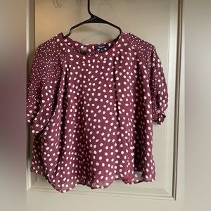 Maroon blouse